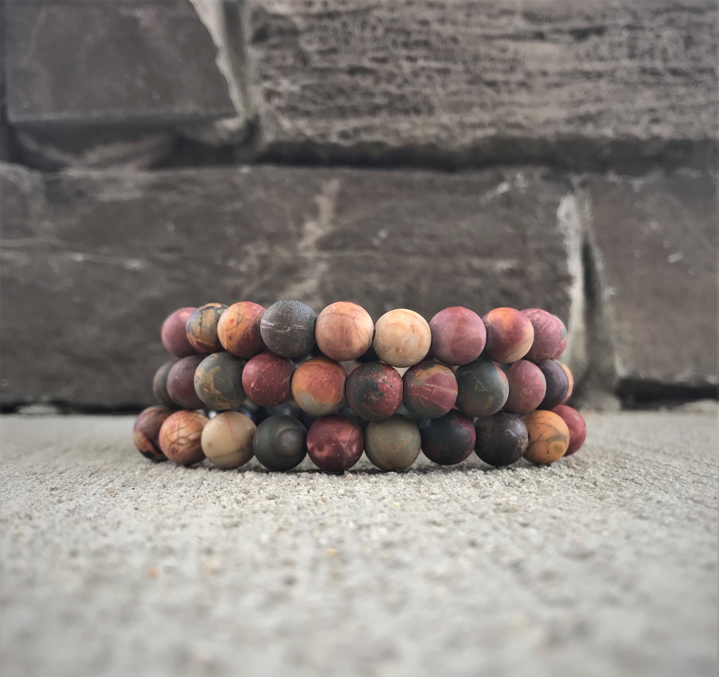 Red Creek Jasper Bracelet — ZAVIA